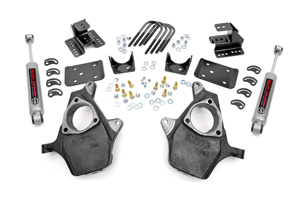2-Inch Front / 4-4.5-Inch Rear Drop Suspension Kit