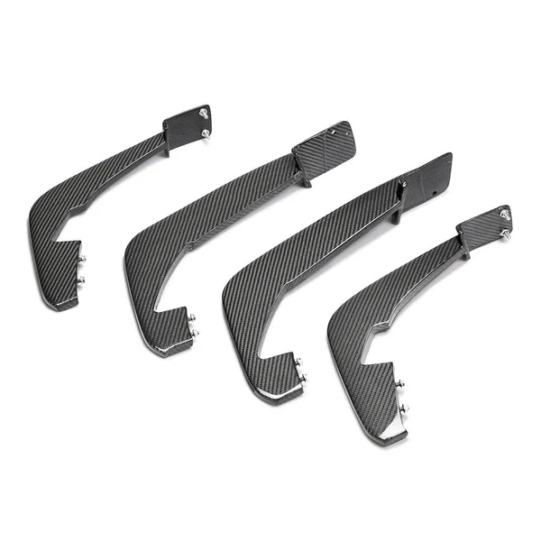 Carbon Fiber Rear Diffuser Fins (Set of 4)