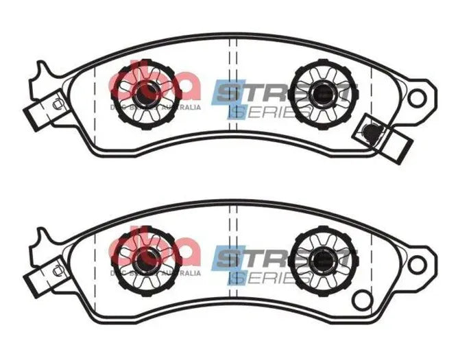 Street Series Front Ceramic Brake Pads