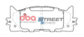Slotted Brake Pads w/ Shims
