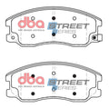 Front Ceramic Brake Pad Set