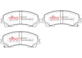 Semi-Metallic Carbon Fiber Brake Pads