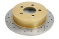 High Carbon Alloyed Iron Cross-Drilled and Slotted Rotor