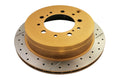 Rear Cross-Drilled and Slotted Brake Rotor