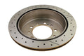 Rear Cross-Drilled and Slotted Brake Rotor