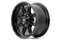 Series 94 20x10 -18mm Offset 6x139.7mm Matte Black with Milled Accents
