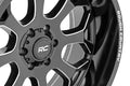 96 Series 20x10 5x139.7 0mm Offset Gloss Black Milled Wheel