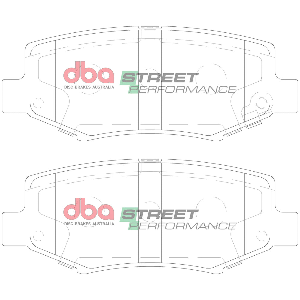 Performance Brake Pads with Pad Shims