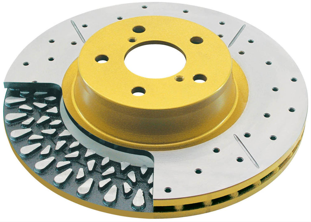 320mm Cross-Drilled and Slotted Rotor