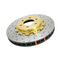 XG150 High-Carbon Alloyed Iron Cross-Drilled and Slotted Rotor