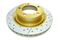 Cross-Drilled and Slotted Brake Rotor