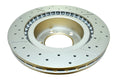 Cross-Drilled and Slotted Brake Rotor