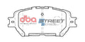 Ceramic Brake Pads with Slotted Friction Surface