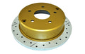 Rear Cross-Drilled and Slotted Brake Rotor