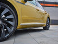 Gloss Black ABS Side Skirt Splitters