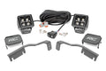 Ditch Mounts 2-Inch LED Lights with White DRLs