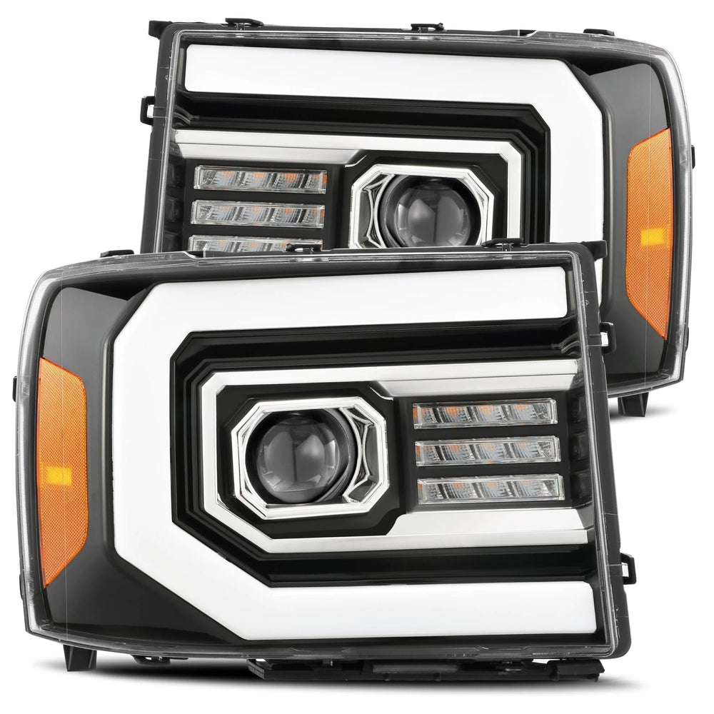 Projector Headlights Gloss Black Housing