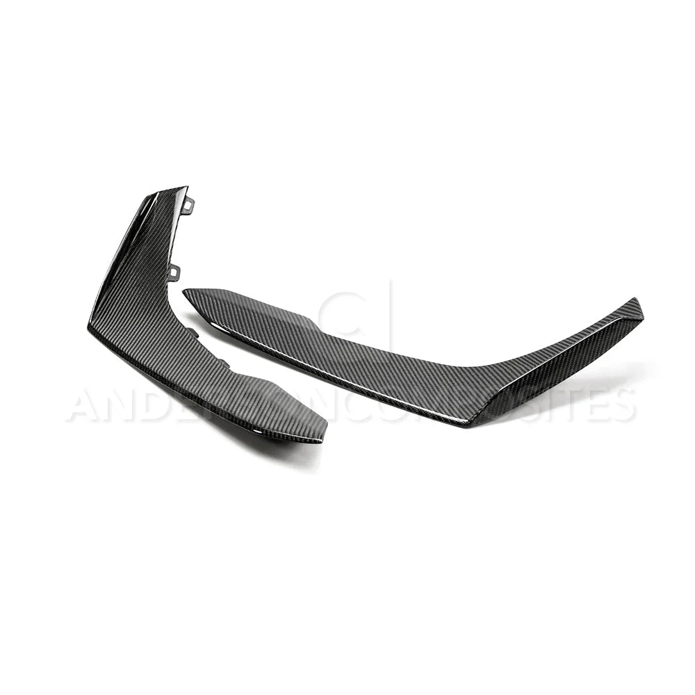 Type-LE Carbon Fiber Front Bumper Canards