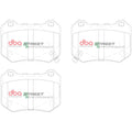 Semi-Met Carbon Fibre Brake Pads with Shims