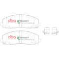 Semi-Met Carbon Fibre Front Brake Pads