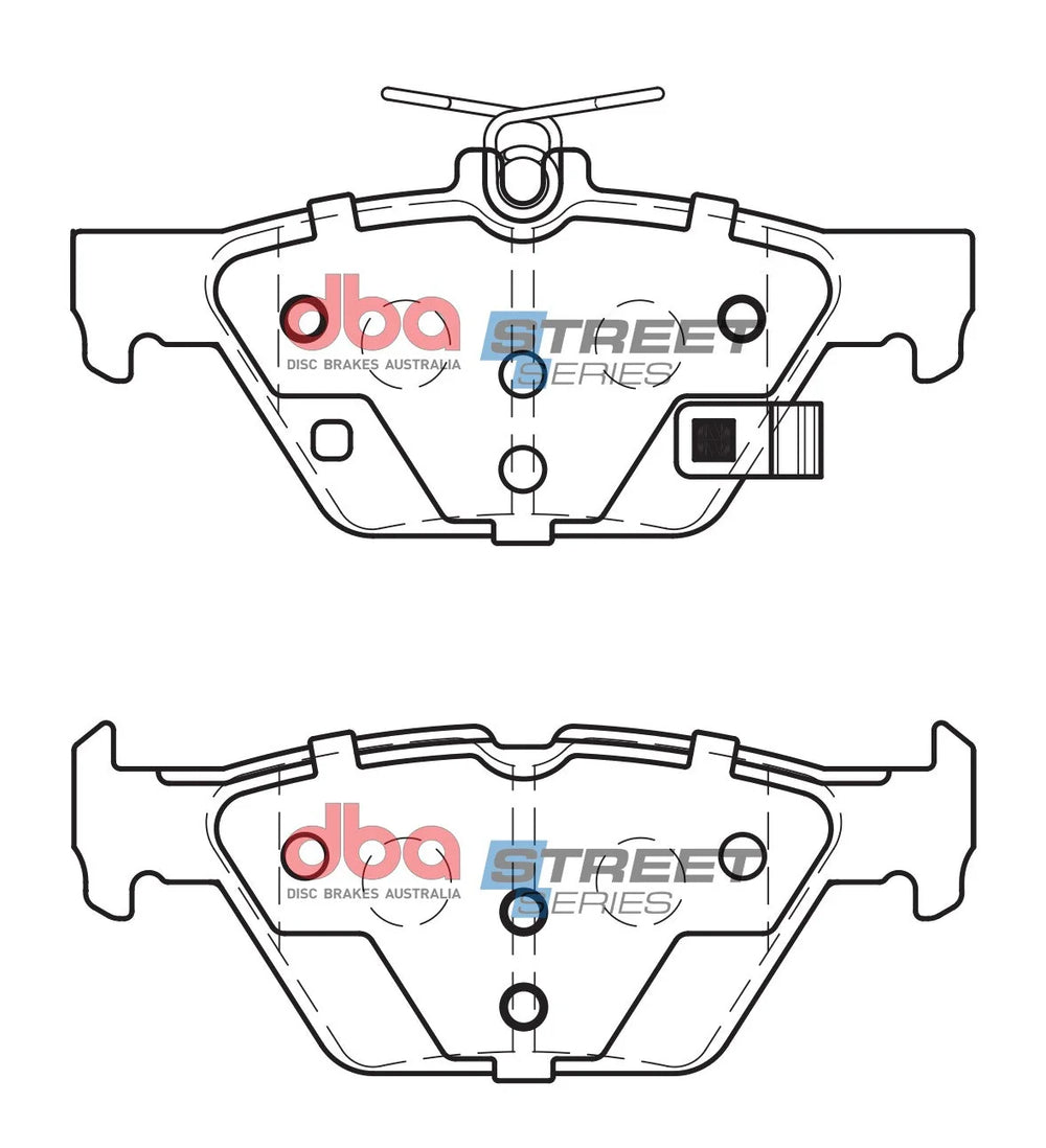 Ceramic Brake Pad Set with Pad Shims