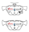 Ceramic Brake Pad Set with Pad Shims