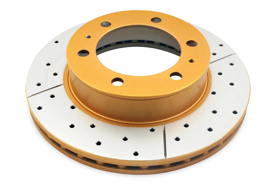 Cross-Drilled Slotted Vented Brake Rotor