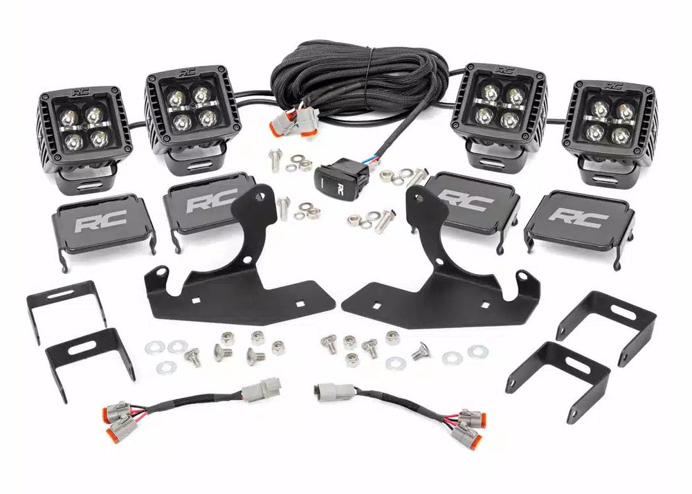 Black Series 2-Inch Spot Cube Fog Light Kit