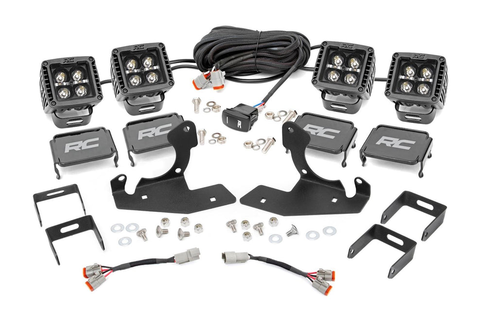 Black Series 2-Inch Spot Cube Fog Light Kit