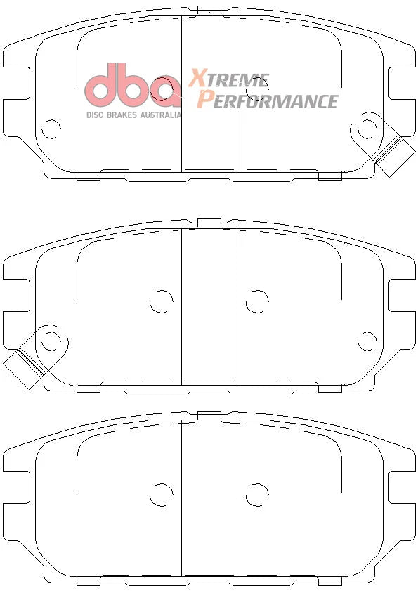 Rear Brake Pads with Pad Shims