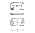 Ceramic Slotted Brake Pads