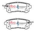 Rear Ceramic Brake Pads with Slotted Rotors