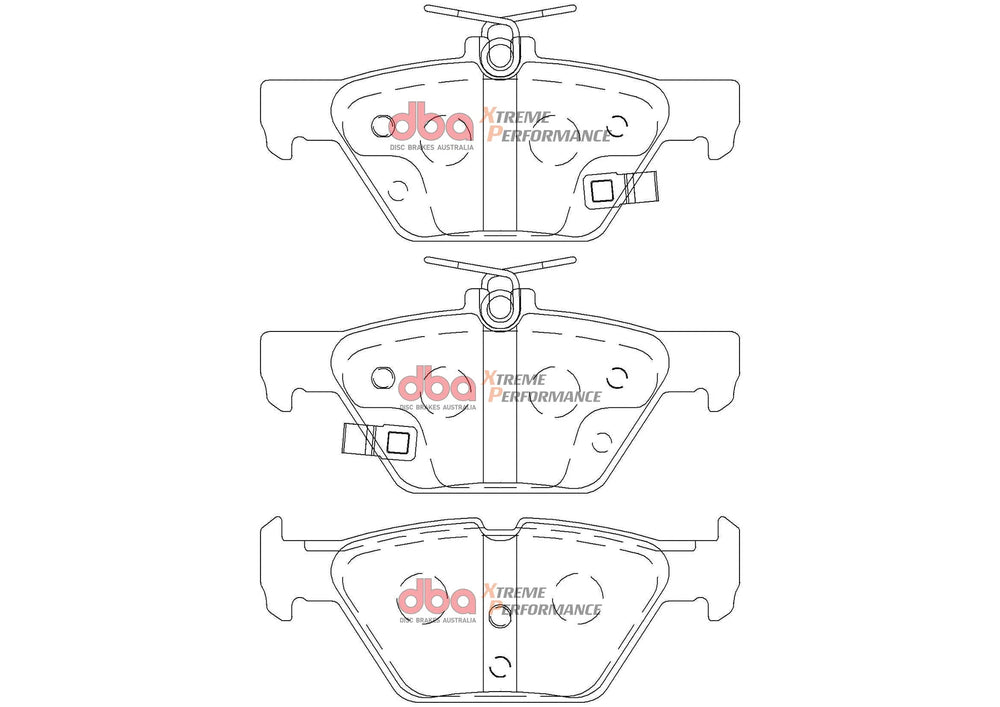 Rear Semi-Metallic Brake Pads