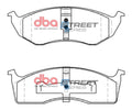 Front Brake Pads with Carbon Fibre Friction Material