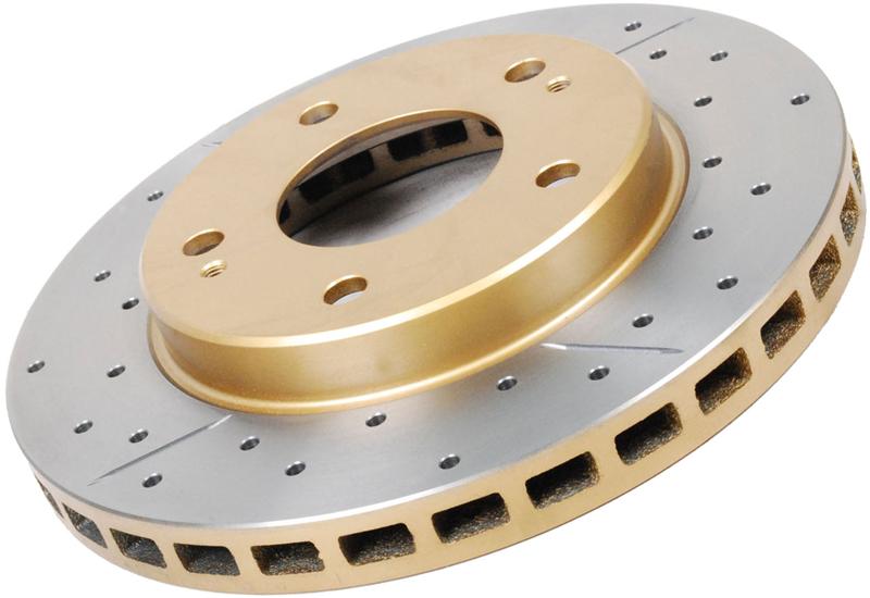 Street Series XGold Drilled & Slotted Rotors