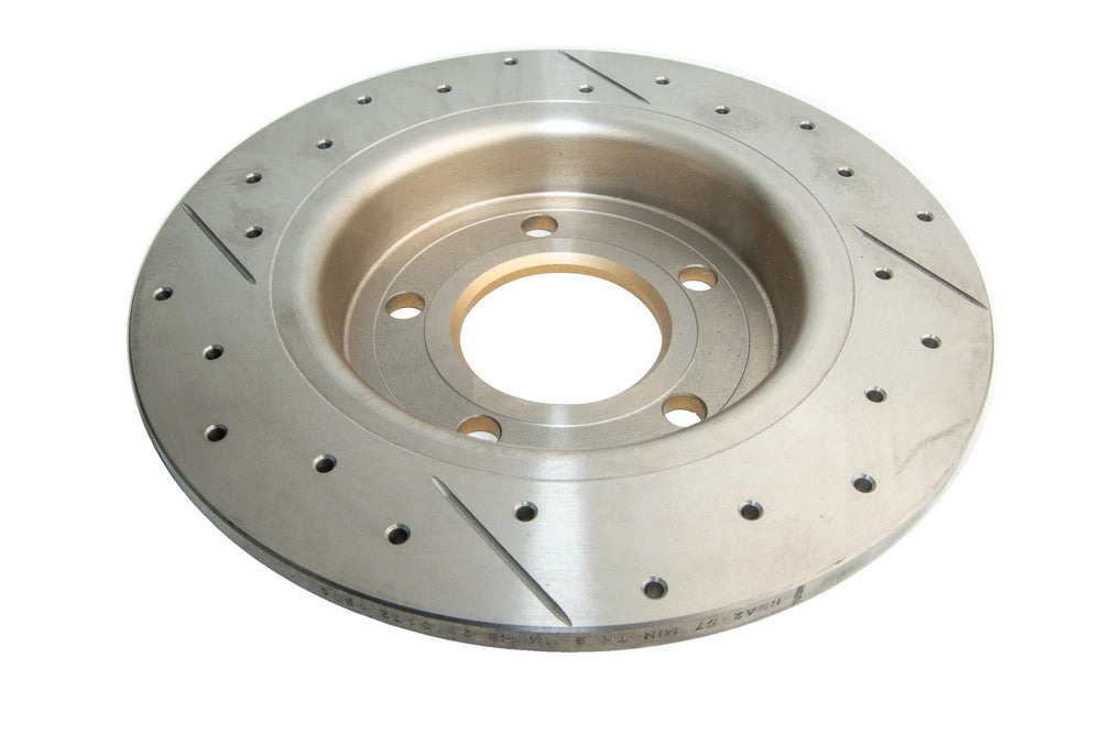 Cross-Drilled and Slotted Rotor