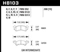 HPS Disc Brake Pad Set