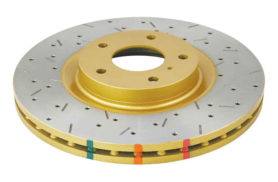 DBA 4000 Series XS Vented Cross-Drilled Slotted Brake Rotor