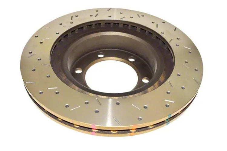 4000 Series XS Gold Cross-Drilled/Slotted Rotor