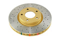 4000 Series XS Gold Cross-Drilled and Slotted Rotor