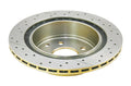 Rear Cross-Drilled and Slotted Brake Rotor
