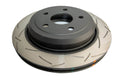 4000 Series T3 Black Slotted Brake Rotor