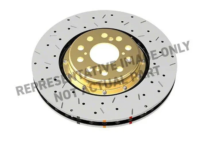 5000 Series XS Cross Drilled and Slotted Rotor
