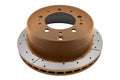 Rear Cross-Drilled and Slotted Brake Rotor