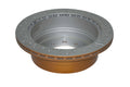 Rear Cross-Drilled and Slotted Brake Rotor