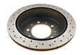 4000 Series XS Gold Cross-Drilled and Slotted Brake Rotor