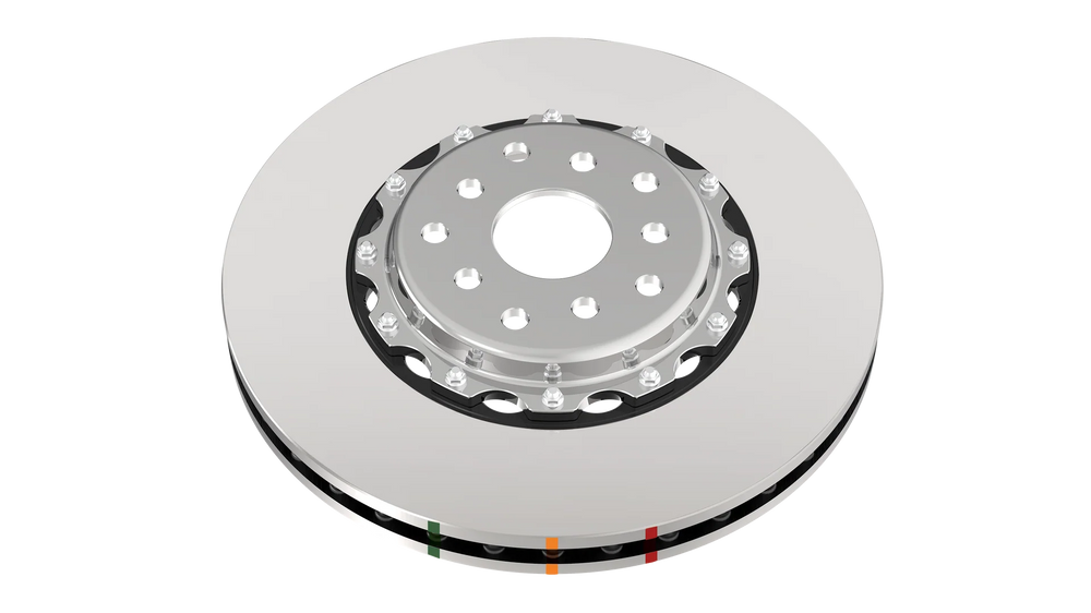2-Piece Drilled and Slotted Front Brake Rotor Disc