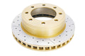 Drilled and Slotted Front Brake Rotor