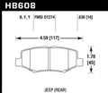 HPS 5.0 Rear Brake Pads