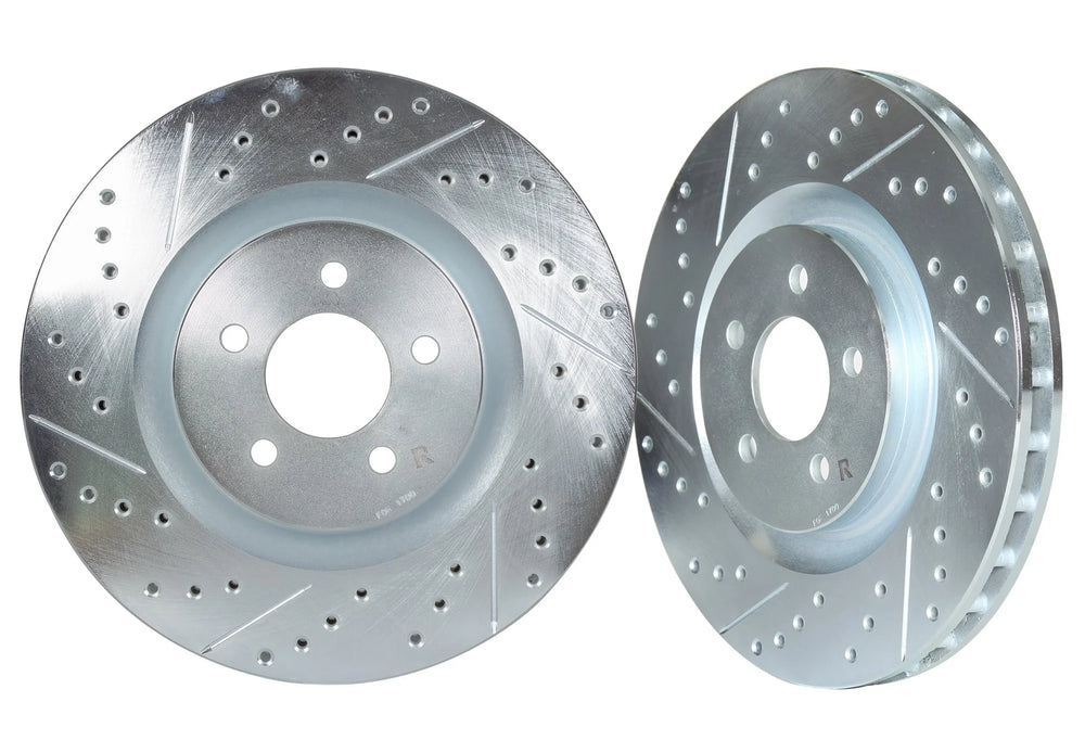 Cross Drilled & Slotted Rotor & Pad Kit